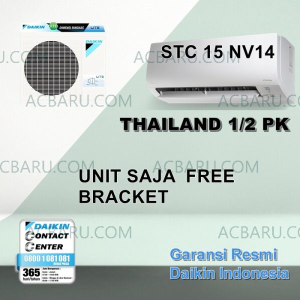 AC Daikin 0.5 PK STC15NV Standart Thailand