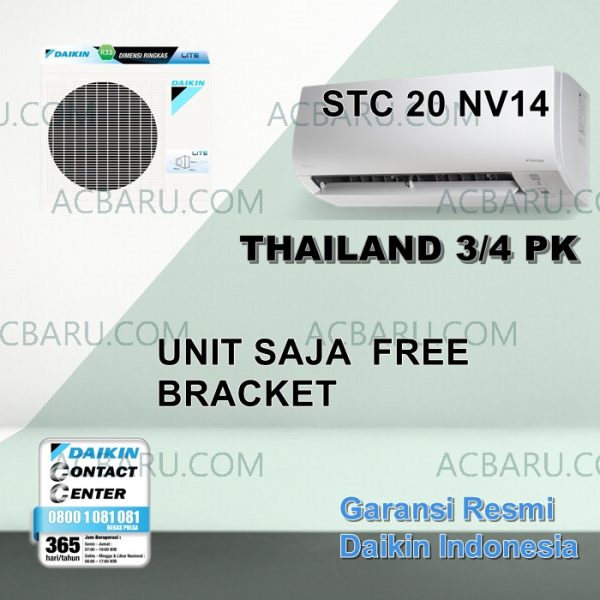 AC Daikin 0.75PK STC 20 NV Standard Thailand